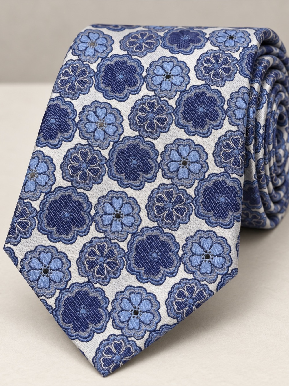 Emilio Ponti Roma–Milano Floral Tie
